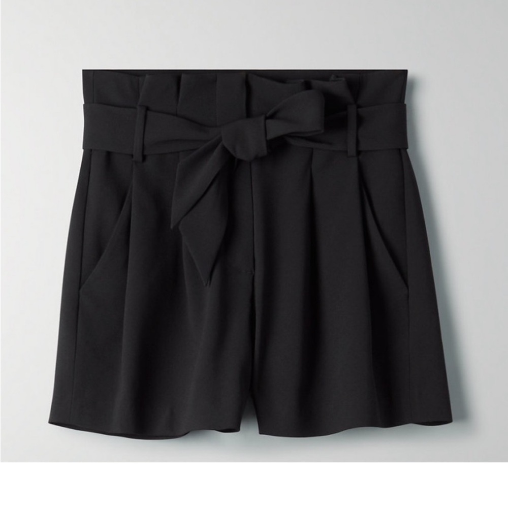 Aritzia Babaton Tie Front Shorts